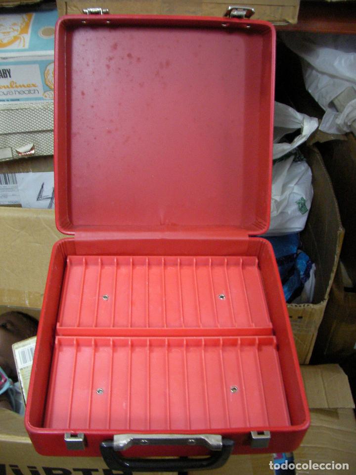 Radios antiguas: ANTIGUO MALETIN PARA CASSETTES - Foto 3