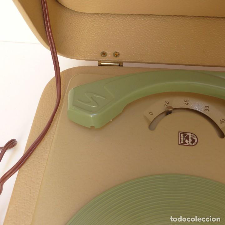 Radios antiguas: Tocadiscos Philips 1955 - 1959 - Foto 4