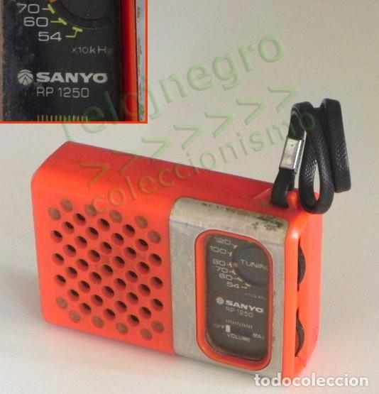O después A tientas humedad antigua radio - sanyo rp 1250 - roja - rojo - v - Compra venta en  todocoleccion