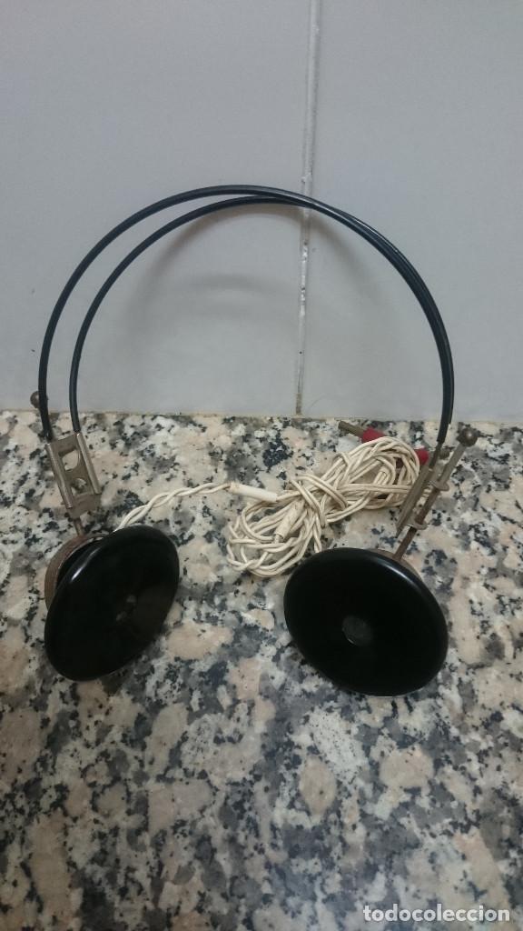 Radios antiguas: ANTIGUOS AURICULARES DE BAQUELITA - Foto 1