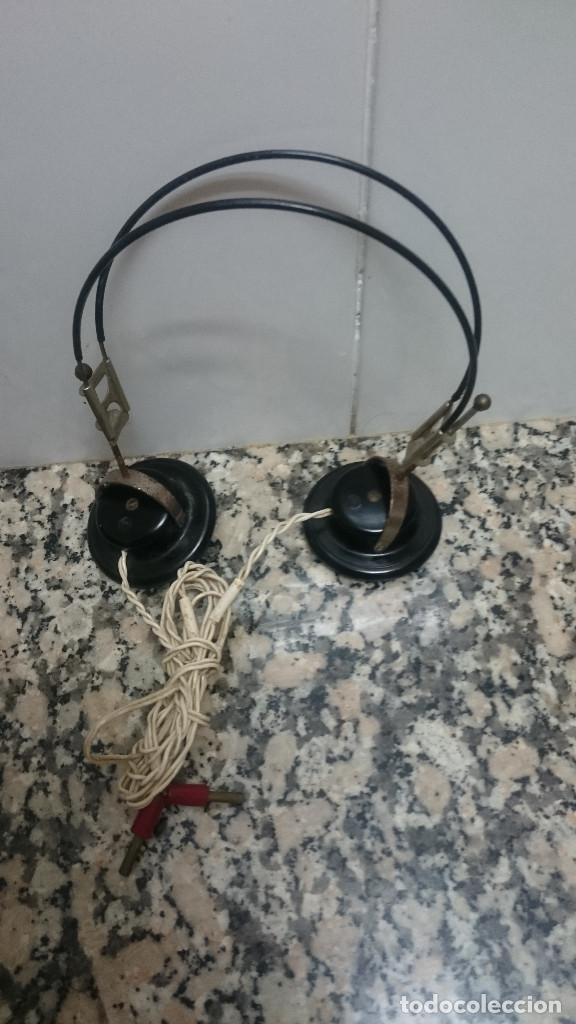 Radios antiguas: ANTIGUOS AURICULARES DE BAQUELITA - Foto 2