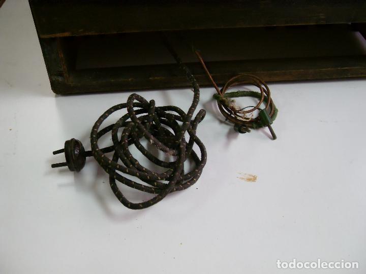 Radios antiguas: Antiguo mueble tocadiscos - Foto 6