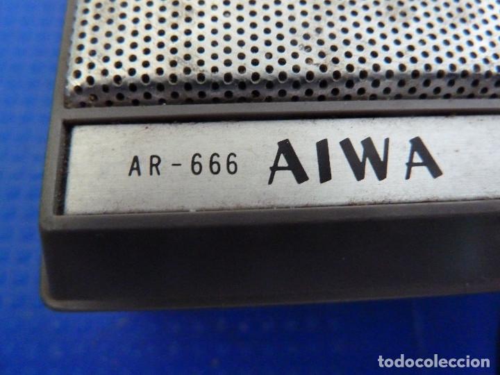 Radios antiguas: RADIO TRANSISTOR PEQUE&Ntilde;A AIWA AR-666 - Foto 3
