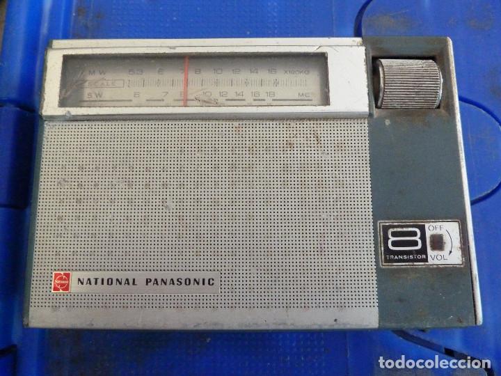 Radios antiguas: RADIO TRANSISTOR NATIONAL PANASONIC 8 TRANSISTOR - Foto 1