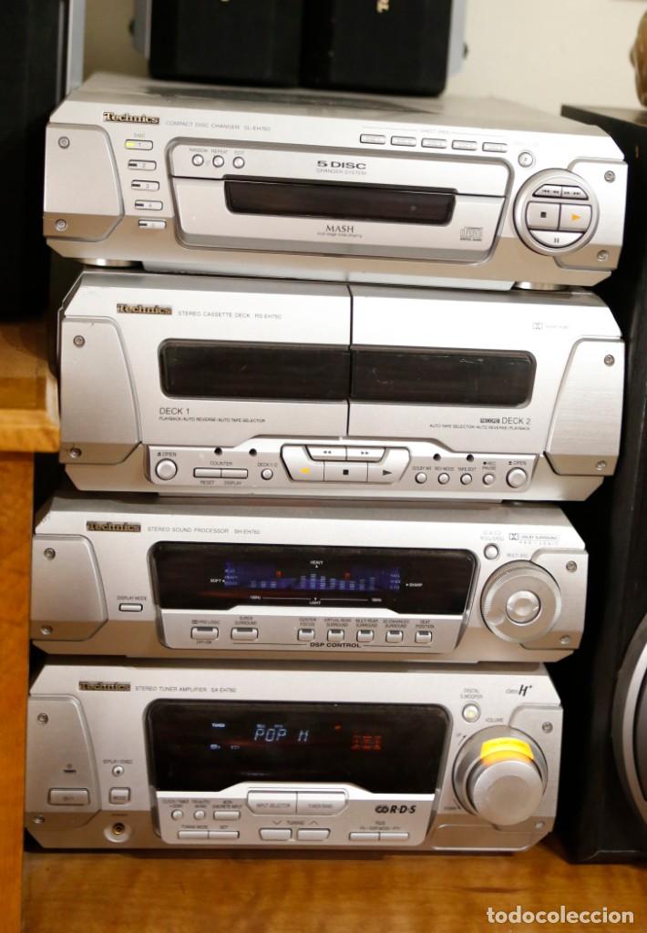 Radios antiguas: Cadena modular Technics mas cuatro altavoces, espectacular sonido  (c) - Foto 3