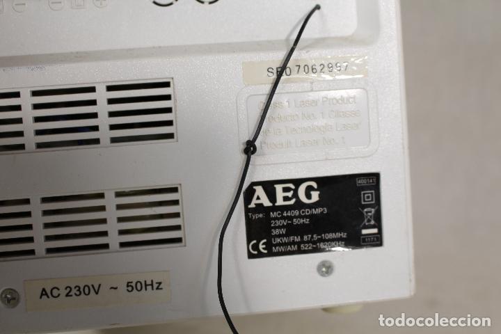 Radios antiguas: AEG MC 4409 CD/MP3 microcadena sin altavoces - Foto 7