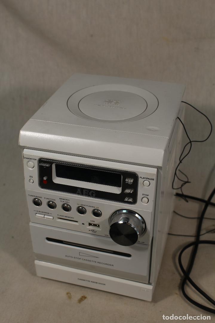 Radios antiguas: AEG MC 4409 CD/MP3 microcadena sin altavoces - Foto 10