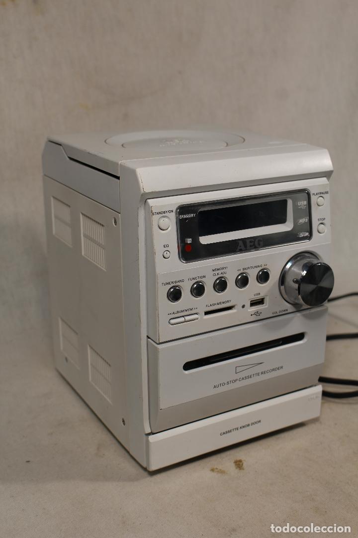Radios antiguas: AEG MC 4409 CD/MP3 microcadena sin altavoces - Foto 11