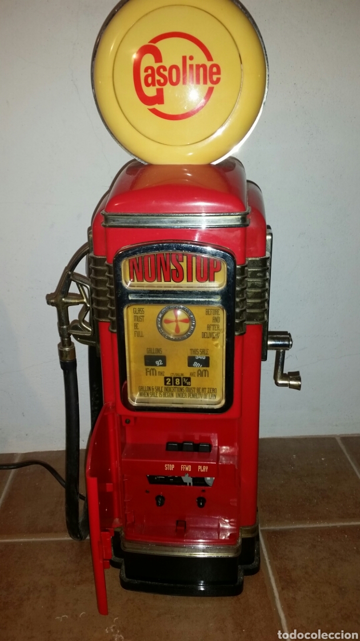 Radios antiguas: RADIO CASETTE FORMA GASOLINERA - Foto 5