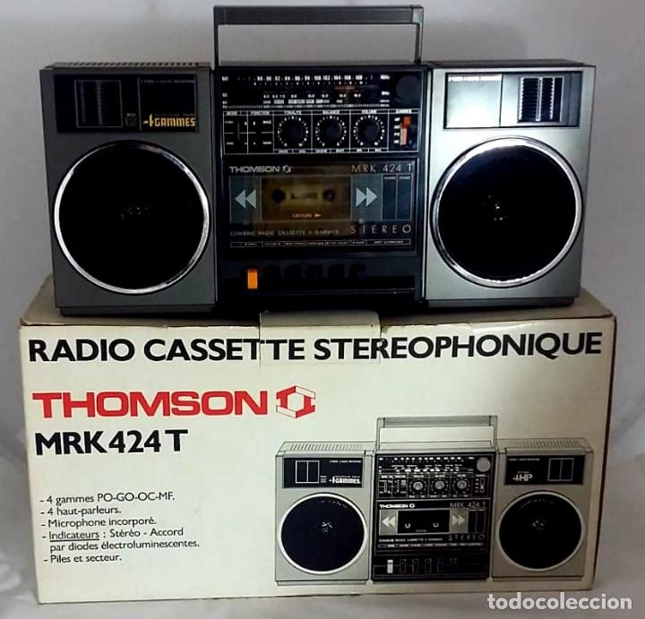 Radio cassette vintage thomson mrk 424t - años - Vendido en Subasta ...