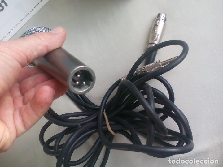 Radios antiguas: VINTAGE MICROFONO DINAMICO ROLAND DR-101. DYNAMIC MICROPHONE, CON CABLE, ESTUCHE E INSTRUCCIONES - Foto 5