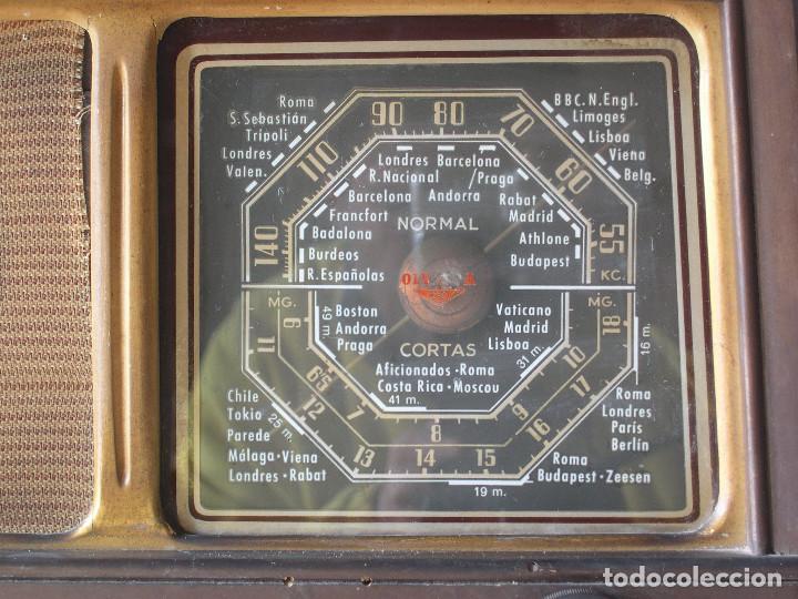 Radios antiguas: RADIO 5 LAMPARAS OLYMPIA 1940 - Foto 3