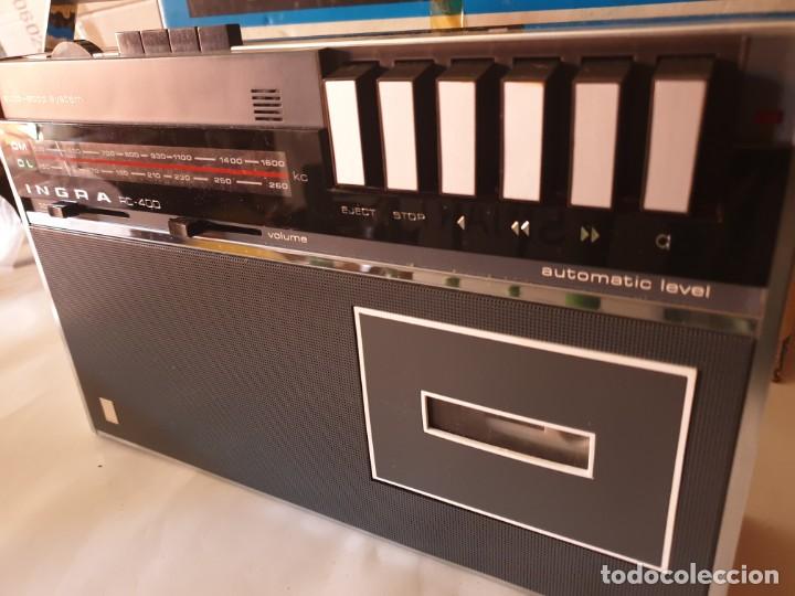 Radios antiguas: RADIO CASETTE  INGRA  RC 400 - Foto 5