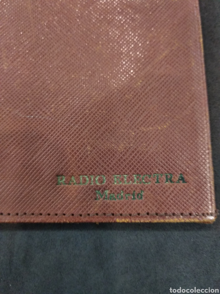 Radios antiguas: Funda de documentaci&oacute;n Radio Electra - Foto 3