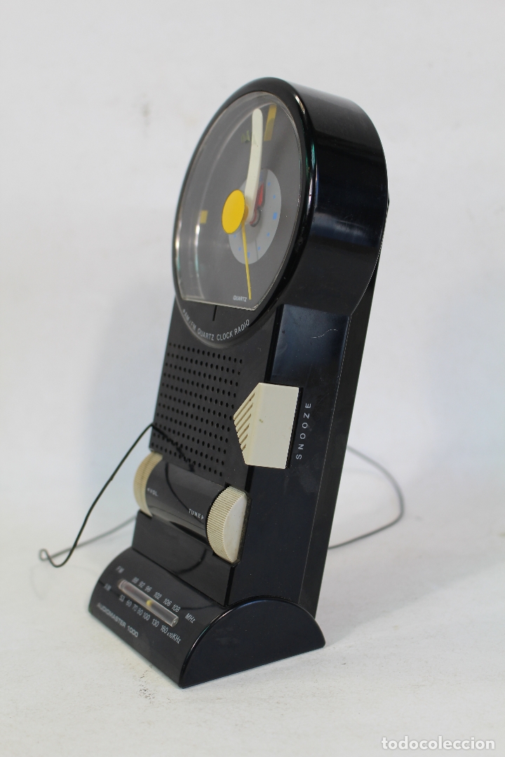 Radios antiguas: radio transistor-reloj audiomaster 1000 - Foto 4