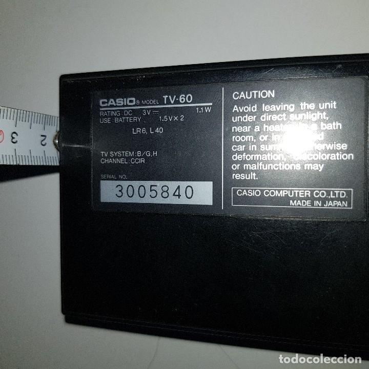 Radios antiguas: CASIO TV 60 - Foto 8