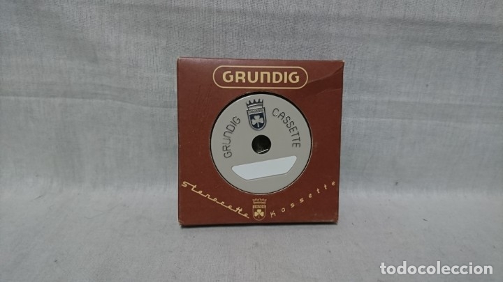 Radios antiguas: CINTA MAGNETOFONE CASSETTE GRUNDIG, TAMA&Ntilde;O PEQUE&Ntilde;O - Foto 1