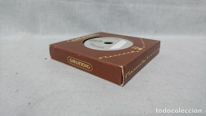 Radios antiguas: CINTA MAGNETOFONE CASSETTE GRUNDIG, TAMA&Ntilde;O PEQUE&Ntilde;O - Foto 3