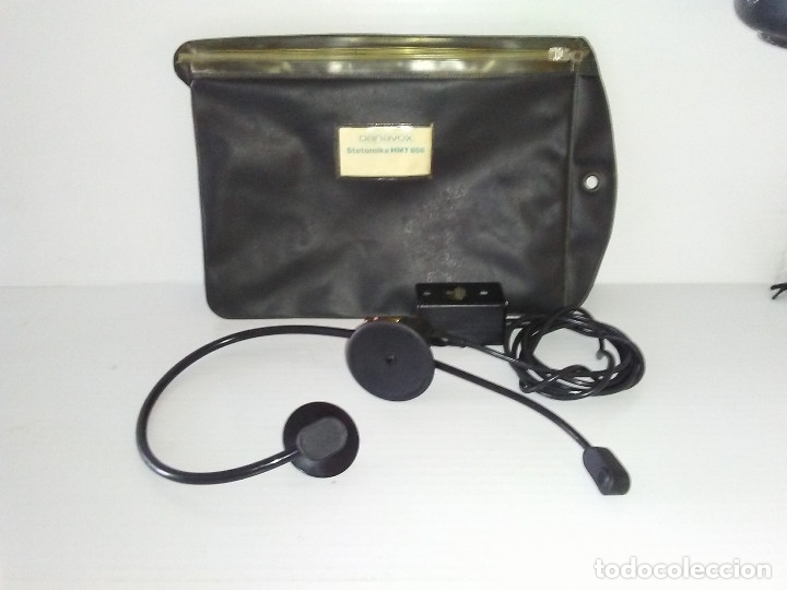 Radios antiguas: CASCOS MICROFONO VINTAGE. DANAVOX - Foto 1