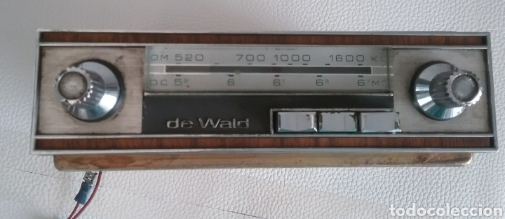 Radios antiguas: Auto RADIO de WALD hecho en Espa&ntilde;a. - Foto 1