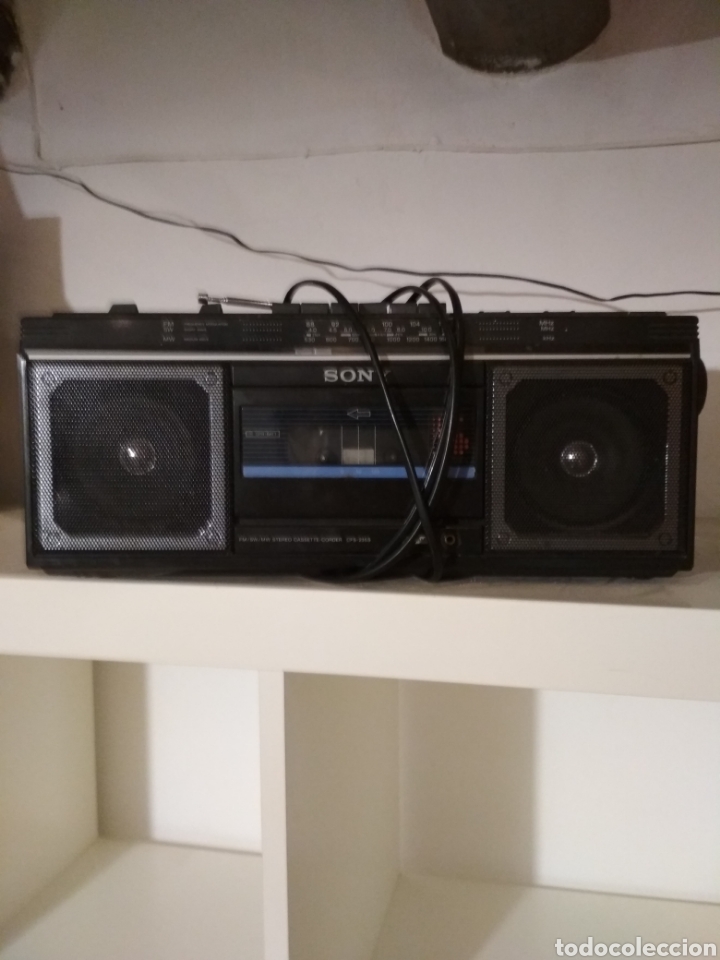 Radios antiguas: Radio cassette Sony a&ntilde;os 70 - Foto 1