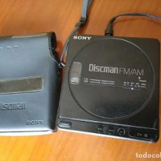 Radios antiguas: SONY DISCMAN D-T40 FM/AM COMPACT DISC CD COMPACT PLAYER AÑOS 80 CON FUNDA