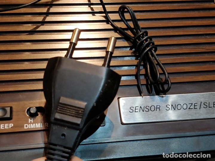 Radios antiguas: EAGLE AM/FM electronic clock radio con caja original - Funcionando - Foto 6