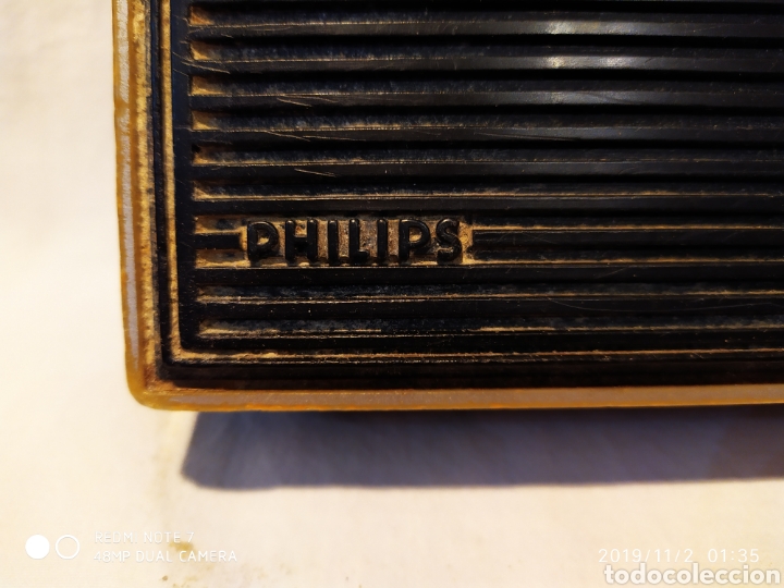 Radios antiguas: RADIO PHILIPS, VINTAGE, FUNCIONANDO - Foto 2