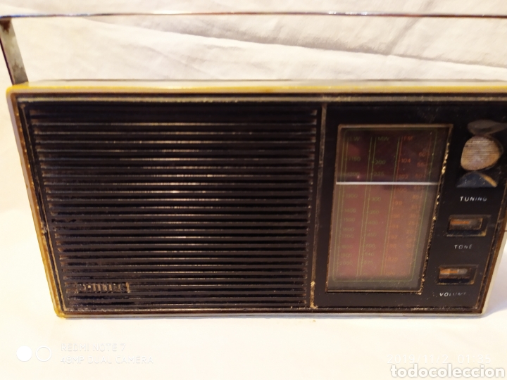 Radios antiguas: RADIO PHILIPS, VINTAGE, FUNCIONANDO - Foto 3