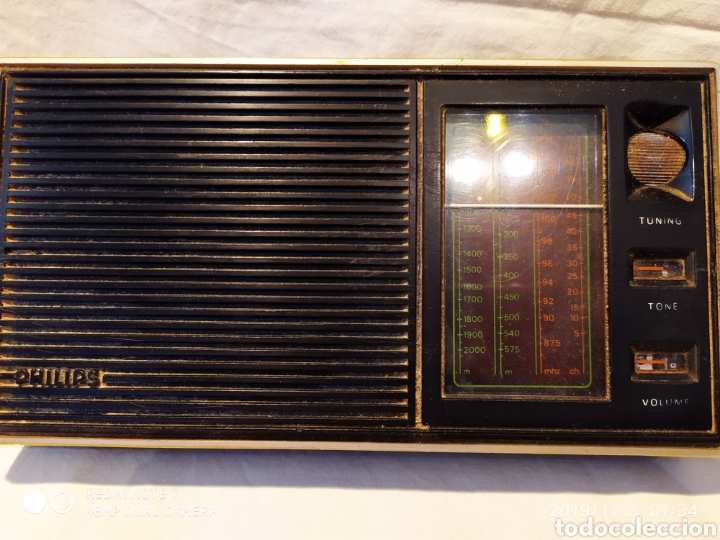 Radios antiguas: RADIO PHILIPS, VINTAGE, FUNCIONANDO - Foto 8