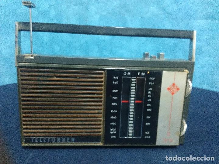 Radios antiguas: .RADIO TELEFUNKEN LYRA DOS BANDAS - Foto 1