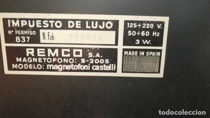 Radios antiguas: MAGNET&Oacute;FONO REMCO S-2005 MADE IN SPAIN - Foto 2