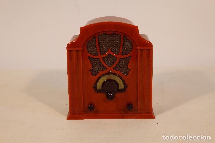 Radios antiguas: radio transistor miniatura allocchio bacchini 53  - italia 1933 - Foto 4