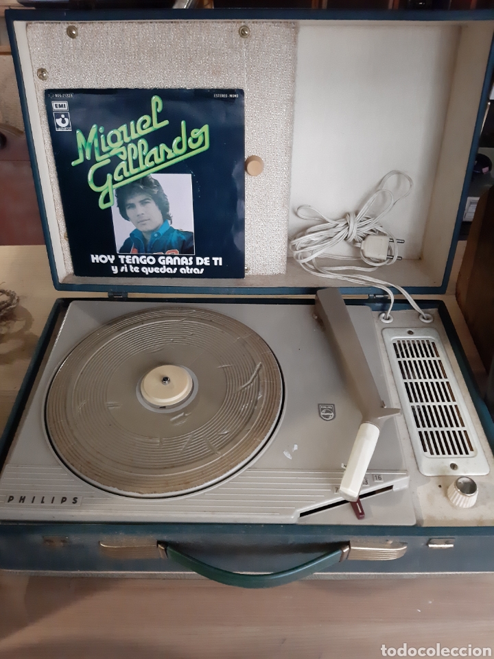 Radios antiguas: Philips tocadiscos singles revisar - Foto 1