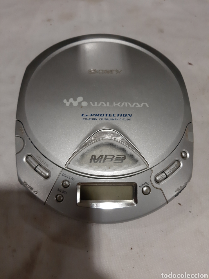 Radios antiguas: Sony modelo D CJ 501 cd port&aacute;til - Foto 1