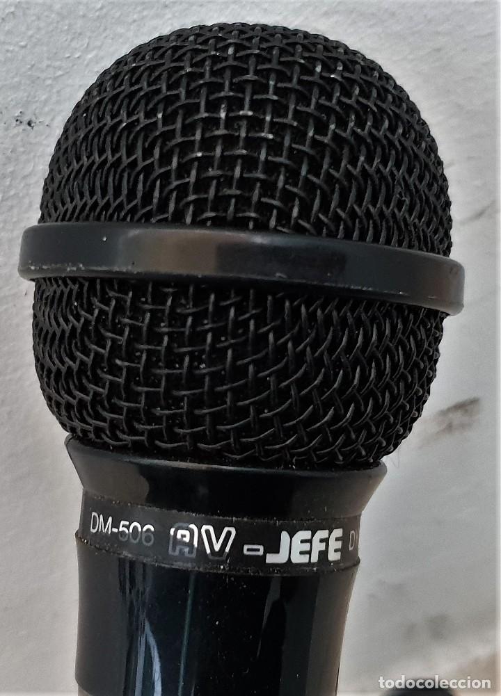 Radios antiguas: Micr&oacute;fono AV JEFE DM-506 - Foto 2