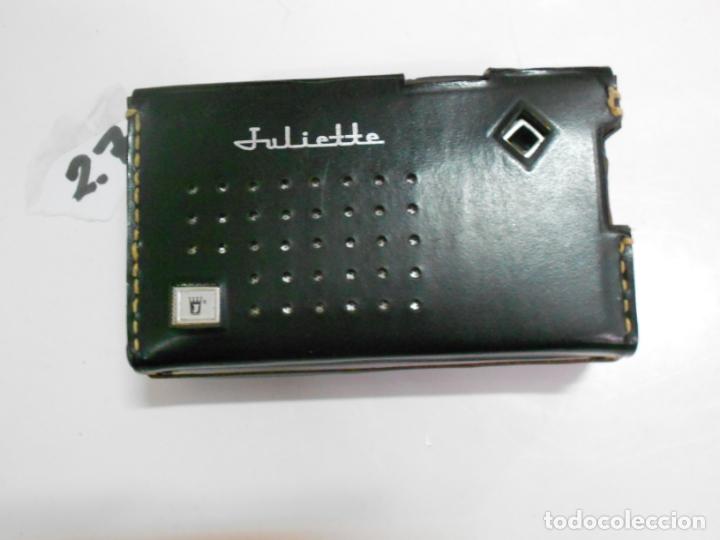 Radios antiguas: ANTIGUO TRANSISTOR JULIETTE EN BUEN ESTADO FUNCIONANDO CON FUNDA - Foto 2