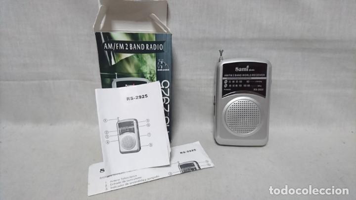 Radios antiguas: RADIO TRANSISTOR SAMI RS 2925 - Foto 2