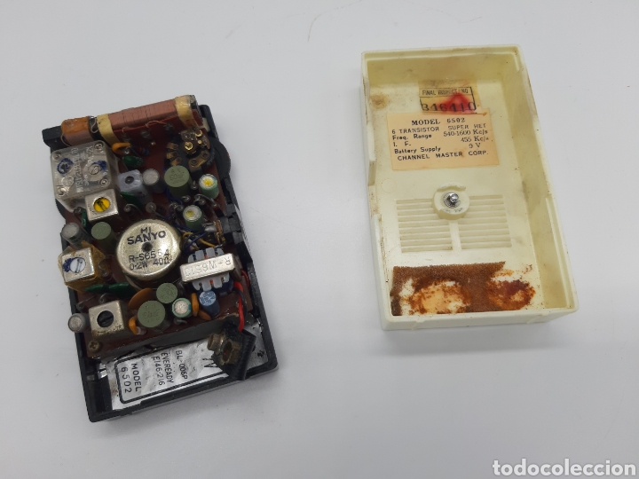 Radios antiguas: Master Corp. 6 Transistor 6502 con funda y auricular - Foto 5