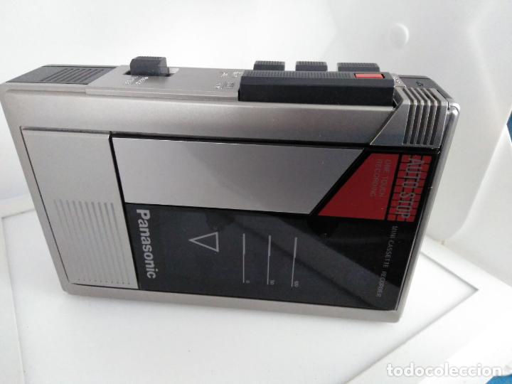 Radios antiguas: PANASONIC RQ-345 Mini Cassette Recorder Player - Foto 3