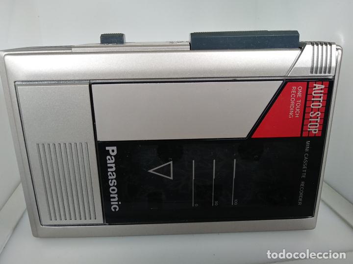 Radios antiguas: PANASONIC RQ-345 Mini Cassette Recorder Player - Foto 3