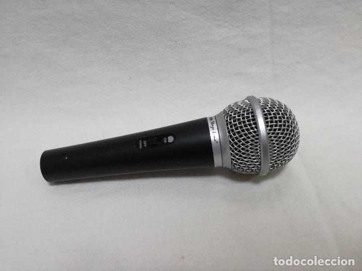 Radios antiguas: MICROFONO MIC IMG STAGE LINE DYNAMIC (FUNCIONANDO) - Foto 2