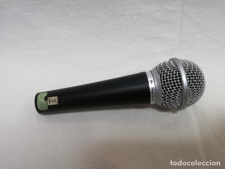 Radios antiguas: MICROFONO MIC IMG STAGE LINE DYNAMIC (FUNCIONANDO) - Foto 3