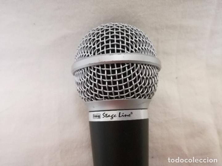Radios antiguas: MICROFONO MIC IMG STAGE LINE DYNAMIC (FUNCIONANDO) - Foto 7