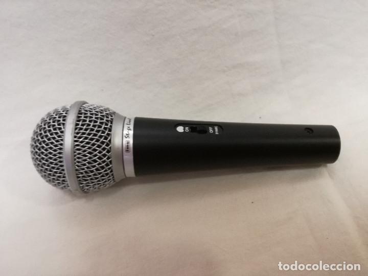 Radios antiguas: MICROFONO MIC IMG STAGE LINE DYNAMIC (FUNCIONANDO) - Foto 10