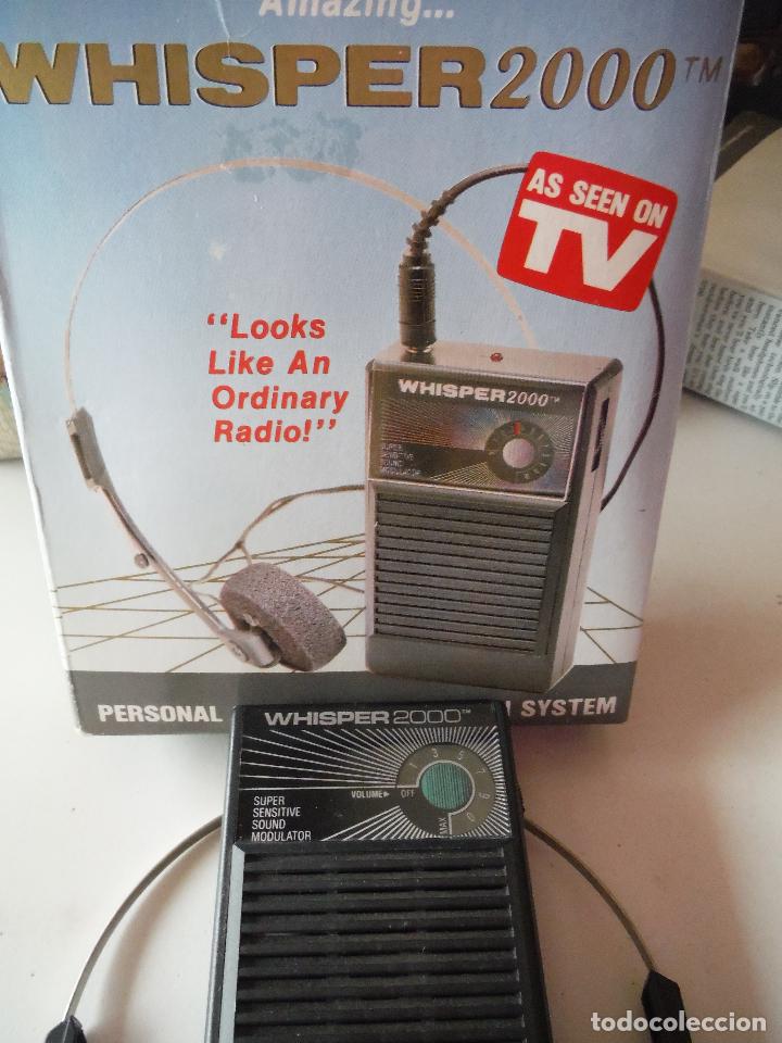 Radio Cascos Auriculares Whisper 2000 Buy Transistor Radios And Pick Ups At Todocoleccion 203823517 Turn up the volume on low audio from tvs, radios, people, and anything that produces sound! antiques art books and collectables