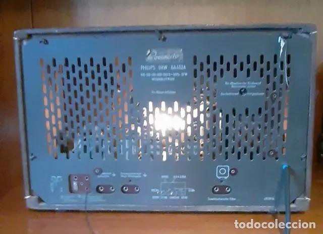 Radios antiguas: Radio Philips Boccaccio valvulas ojo m&aacute;gico BA453A - Foto 4