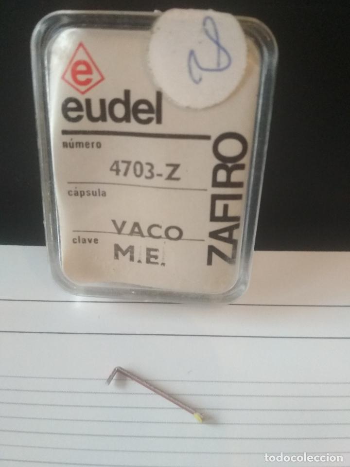 Radios antiguas: AGUJA EUDEL ZAFIRO 4703-Z VACO M.E SIN USO - Foto 1