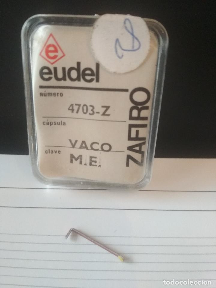 Radios antiguas: AGUJA EUDEL ZAFIRO 4703-Z VACO M.E SIN USO - Foto 1