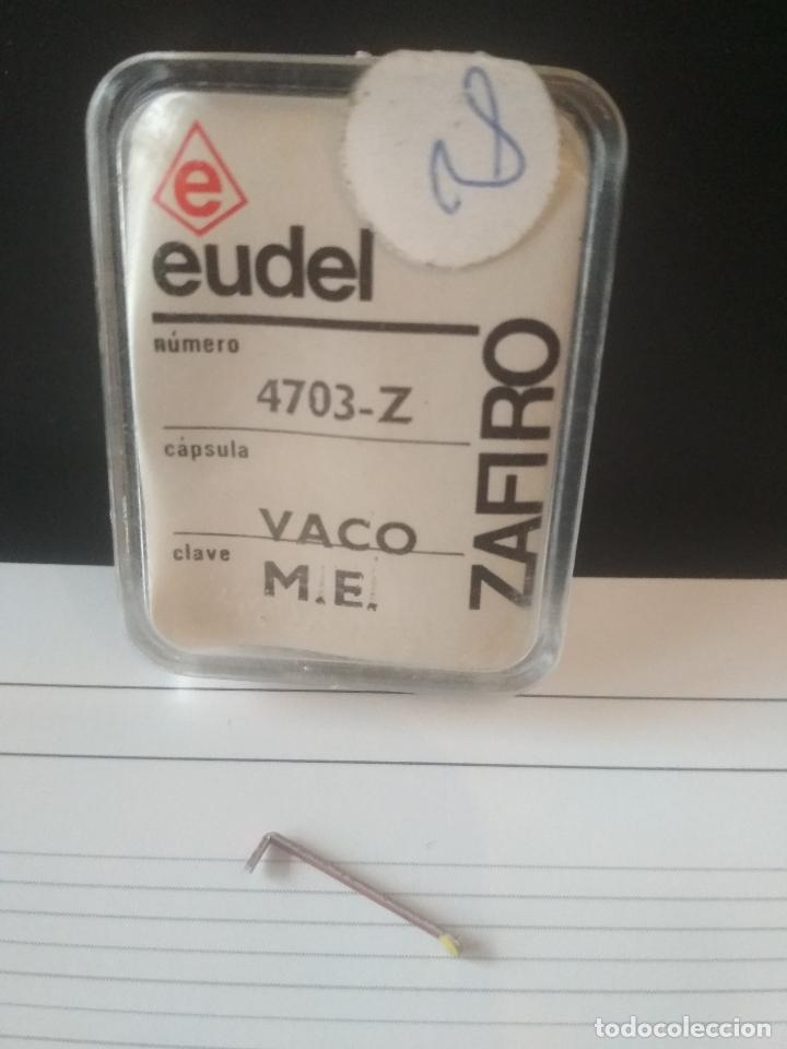 Radios antiguas: AGUJA EUDEL ZAFIRO 4703-Z VACO M.E SIN USO - Foto 1
